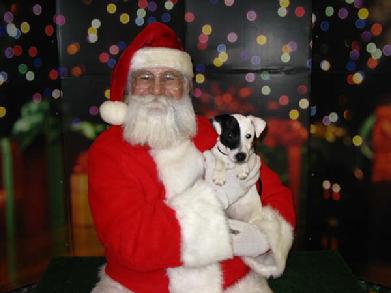 Molly and Gunner son, met with Santa Claus in 05.